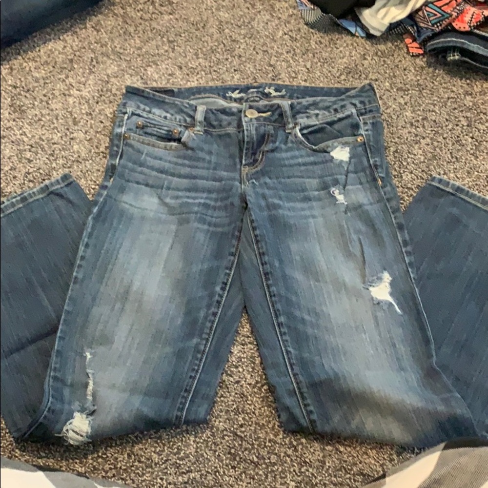 American eagle stretch jeans.